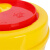 海斯迪克 HK-7010 圆型黄色利器盒 卫生所锐器盒 黄色小型废物桶医院诊所科室 圆形利器盒4L（10个）