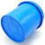 冰禹 BYyc-227 圆形塑料水桶 涂料桶办公室清洁拖把桶 10L蓝色