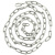 短云 304不锈钢链条 防盗链锁链长环铁链金属链条  直径5mm长10米