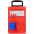 工地配电箱二三级插座箱手提式防水工业检修电源箱220V强电布线箱 玫红色