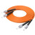 SAMZHE 光纤跳线 ST-ST 多模双芯 橙色 5m G2-STST05