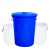 畔叙豆厨房水缸大号加厚塑料水桶带盖超大容量圆形桶家用储水桶 1ml 红色 50水桶无盖