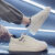 革代（gedai）小个子搭配西裤的小白鞋内增高男鞋小白鞋男夏季男鞋透气运动 R-8203白紫色 39