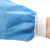 久臻 YZ011 一次性无纺布手术衣隔离衣 防尘净化服SMS特厚45g防护服 蓝色特厚款1件