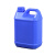 兰诗（LAUTEE）DA2202 加厚塑料桶酒桶带盖方桶香精包装桶多规格塑料壶 2L（黑色）2个装