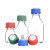 流动相溶剂瓶盖1孔2孔3孔GL45通用蓝盖试剂瓶盖子高效液相HPLC溶剂瓶盖 流动相瓶盖1孔 绿色盖