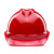 诺瑞斯安  新国标V型透气ABS防砸透气安全帽  红色