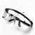 麦锐欧 防护眼镜 防风沙防雾护目镜 可调节镜腿 黑色普通防尘