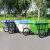 圣极光垃圾车小区保洁车可移动垃圾箱无盖环卫车G5331绿色400L