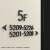 亚克力3d立体楼层数字贴楼层号码电梯楼号标识房间号码指示 5F星空银5mm 20x0cm