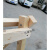 木头人字梯可行走木质梯加厚梯子实木登高工地工程装饰装修梯工业品 1.5米       4步梯xy