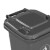 Supercloud(舒蔻) 户外垃圾桶 垃圾桶大号商用加厚带盖大垃圾桶工业小区环卫垃圾桶 50L黑色