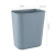欧润哲 8L灰色方形塑料垃圾桶户外商用卫生间卫生桶厨房垃圾桶直投方桶