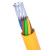 乐威达（LEWEIDA）8芯单模室内光缆光纤线 2000米 9/125 GJFJV低烟无卤束状软光缆阻燃芳纶 LWD-GJFJV-8B1
