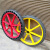 储力叉车 8寸实心轮标准款 内径20mm手推车轮子橡胶实心10/14寸两轮轱辘带轴300-8双轮老虎车实芯轮胎