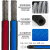 氧焊割工业高压耐磨阻燃6mm橡胶乙炔丙烷煤气氧气带 25米氧气钢丝管(正扣)