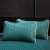 曼克顿（MANKEDUN）冷感泰国乳胶凉席三件套欧式夏季冰丝裸睡空调席可水洗可折叠席子 冷墨绿（乳胶填充 凉感丝面料） 1.8米床（1.8m*2.0m+2个枕套）