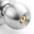 工耐德 球形锁门锁圆球锁 单位：个 拉丝不锈钢【60~70双锁舌】 