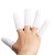 适配厂家批发一次性白色布指套弹力拉架棉指套布手指套作业手指套 棉布手指套
