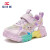哈比熊童鞋女童运动鞋夏季童鞋透气休闲鞋女孩框子鞋GU7668 紫色32码