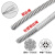 304不锈钢钢丝绳1 1.5 2 3 4 5 6mm超细软钢丝线晾衣绳子 3mm钢丝绳（50米）送30个铝套