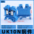 HXDU UK10N蓝色【50只/整盒】 UK接线端子排导轨式定制
