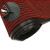 冰禹 BGA-397 商用地毯 复合双条纹地垫 入门垫防尘防滑蹭土垫 大红色 1.6米宽*1米