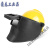 定制高空作业电焊面罩氩弧焊变光头戴式插配全帽面屏电焊帽焊专用 插槽式高空面罩