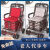 老年代步轮椅折叠购物助步车座椅可坐四轮拉杆买菜小拉车老人手推 普通款A1手刹铜色
