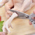 强力厨房专用杀鱼剪骨家用剪刀钛钢鸡骨剪不锈钢多功能食物大剪子 银色 强力厨房剪刀