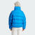 阿迪达斯 （adidas）女款简约短款素食羽绒服夹克   保暖舒适立领外套 Blue Bird 2XS