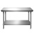 可移动不锈钢作台 拆装双层不锈钢作台饭店厨房操作台作桌 长100宽0高0三层
