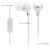 索尼（SONY） MDR-EX15AP 入耳式耳机有线带麦手机线控降噪 白色 标配