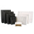 稳斯坦（Winstable）WST3008 包装袋 （5个）牛皮纸手提袋 白卡纸袋  黑卡横排40*30+10 