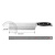 片鸭刀片皮烤鸭师专用刀V金日本进口VG10夹钢锋利 白色 60°以上 19.6cm 127mm