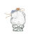 创意diy海洋瓶透明木塞玻璃瓶漂流瓶彩虹瓶许愿瓶星星瓶材料 杏色 鱼瓶