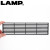 LAMP日本蓝普透气孔2.5mm薄板以下使用塑料通气孔方型透气孔APK-T250 APK-T250B黑色：一只价