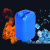 良至 化工桶 堆码桶塑料桶带盖方桶加厚废液桶包装桶密封桶手提桶 蓝色 25L