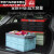千驰嘉适用于后备箱储物箱汽车收纳箱车内收纳盒车载置物箱尾箱车用折叠 小号黑红款二代升级带锁扣 雷克萨斯ES RX NX CT LX LS