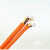开口自卷式编织网管 彩色5-60mm阻燃绝缘 电缆电线保护套管缠绕管 19mm橙色