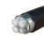 FIFAN 3+1铝电缆4芯铝电缆线YJLV22电压0.6/1KV铠装地埋线 3*25+1*16平方 一米价