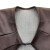 斯福克丁 加长加大防水围裙 皮质防油防水长袖罩衣 皮革反穿皮衣 ML14 棕色（1.2米左右） 