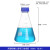 KAIJI LIFE SCIENCES高硼硅螺口锥形瓶玻璃三角烧瓶实验室蓝盖化学试剂瓶GL45盖透明高硼硅三角瓶1000ml 1个