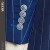 威可多（VICUTU）男士男士西服蓝色双排扣商务百搭西装VBS19112400 蓝色条纹 170/92B