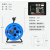电线卷线盘收线神器绕线盘电缆盘拖线盘线轴电线线轮带排插座空盘 （金属）可绕70米