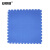 安赛瑞 PVC塑料拼接地垫 仓库车间走廊橡胶防滑垫 长50宽50cm圆点纹蓝色 27009