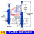 定制50缸径液压油缸双向液压缸升降式油顶3吨小型液压缸液压顶千 50*200(实心电镀)