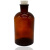 试剂瓶玻璃细口瓶小口瓶密封配胶塞30ml60ml125ml250ml500ml1000 棕色细口500ml+橡胶塞 （新6#）