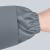 立采 防尘工作服带面罩头套打磨专用分体全身连帽玻璃纤维喷漆防护服 上衣+裤子     灰色 S码   1套价