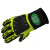 海太尔（HTR）机械手套系列 荧光绿黑耐磨防割防滑防震防刺手套 0392 1副 定制